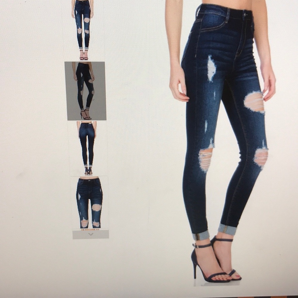 Plus size denim